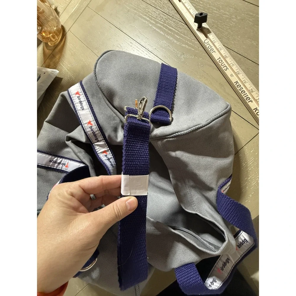 birddogs Duffel Bag Gray Barrel Gym Travel Shoulder‎ Weekender Carry On Branded